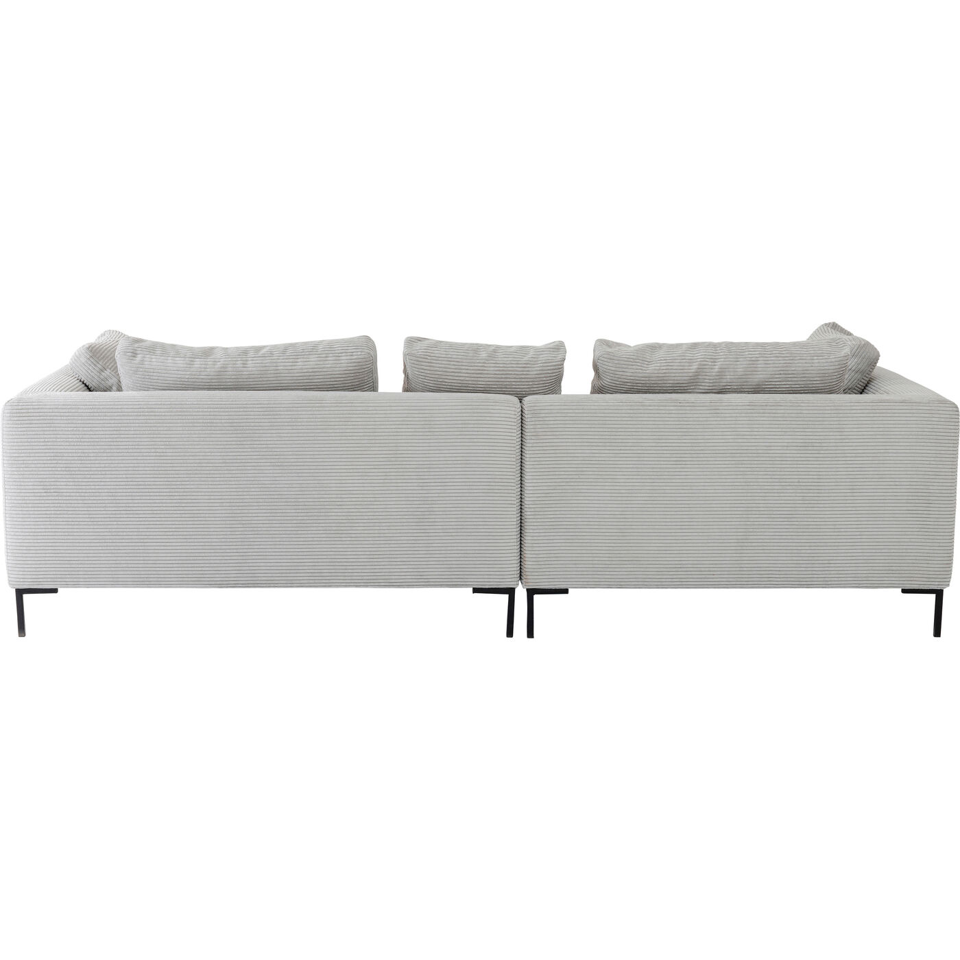 Диван левосторонний угловой Gianni Cord Grey Left
