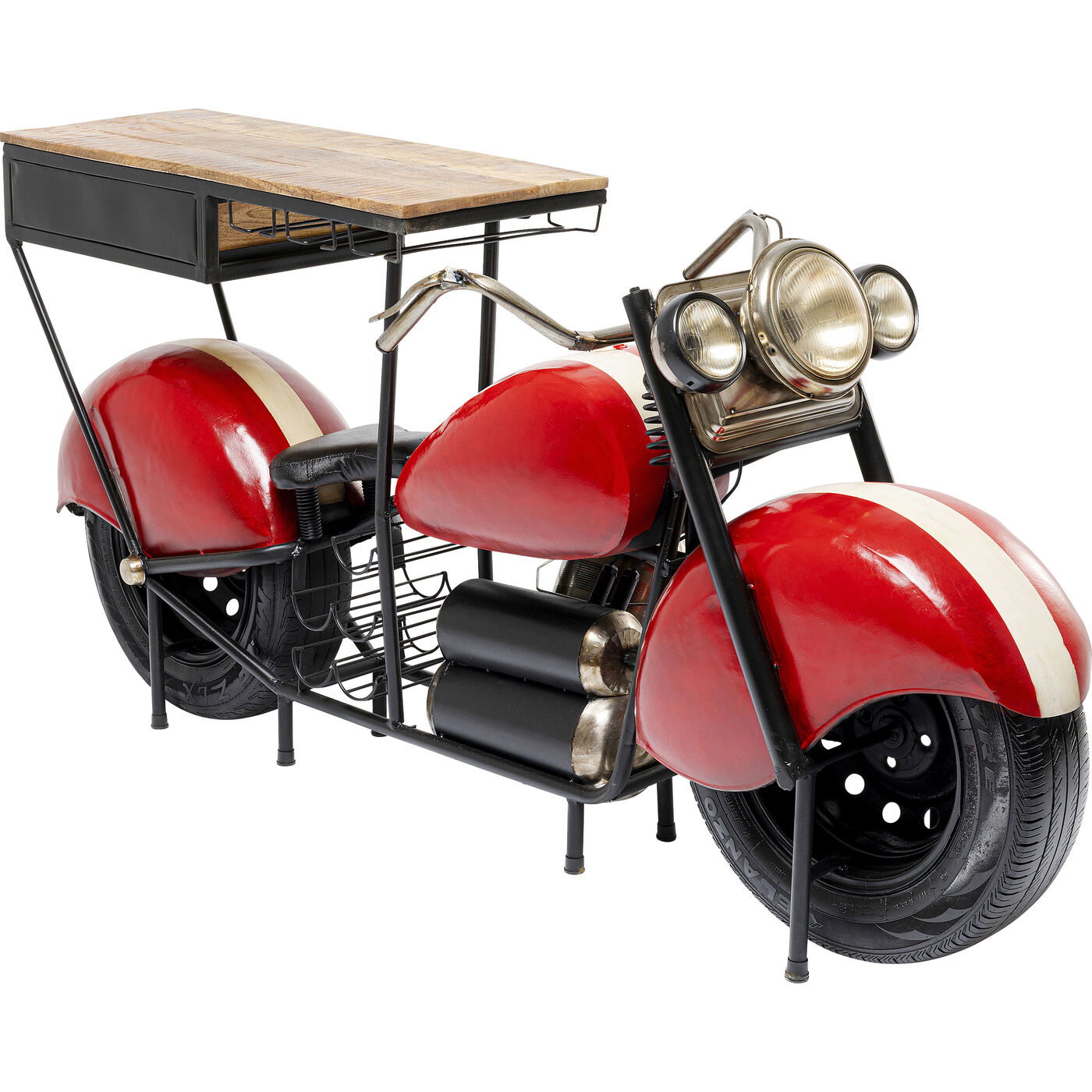 Барный шкаф Motorbike Red