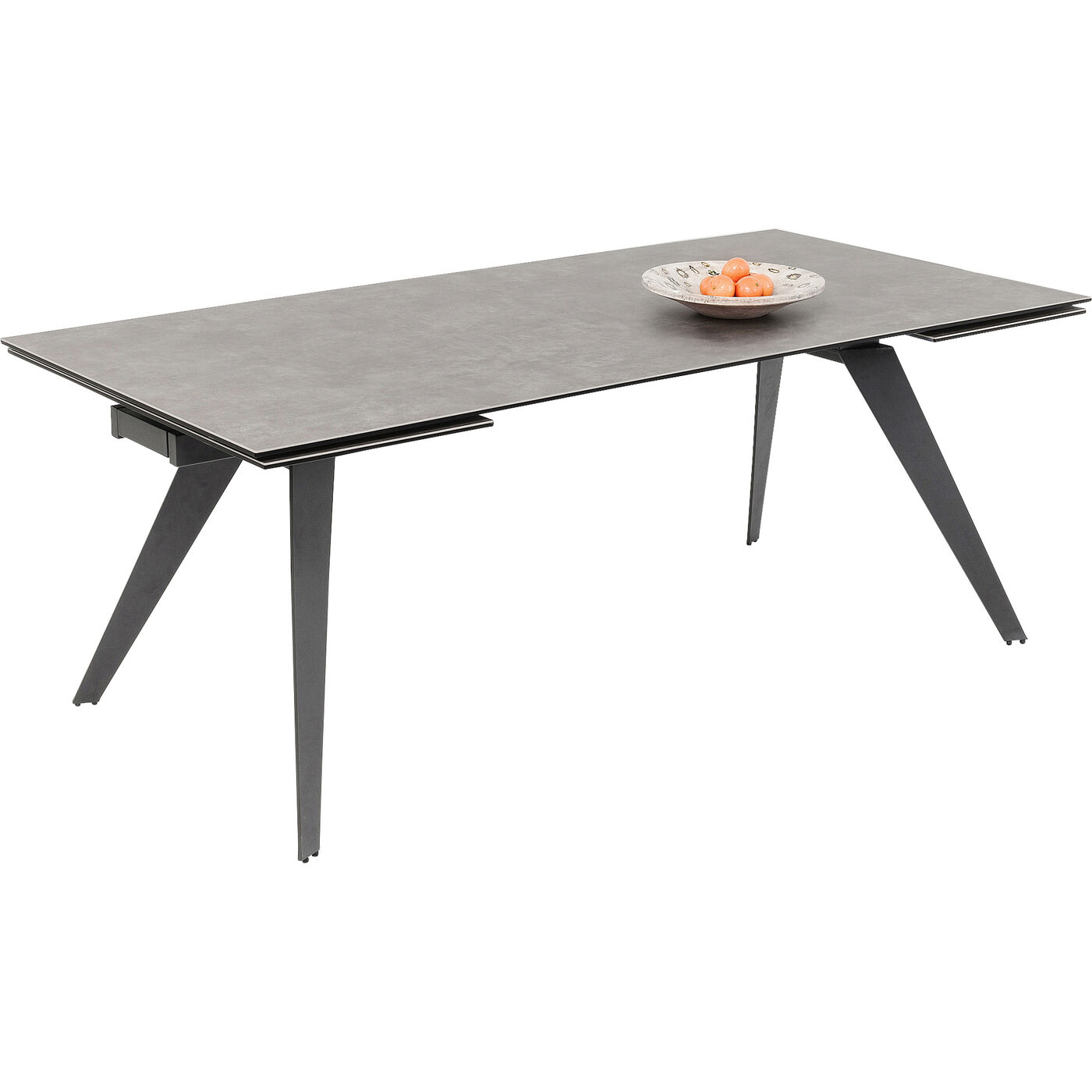 Стол раздвижной Amsterdam Dark 200(45+45)x100 см