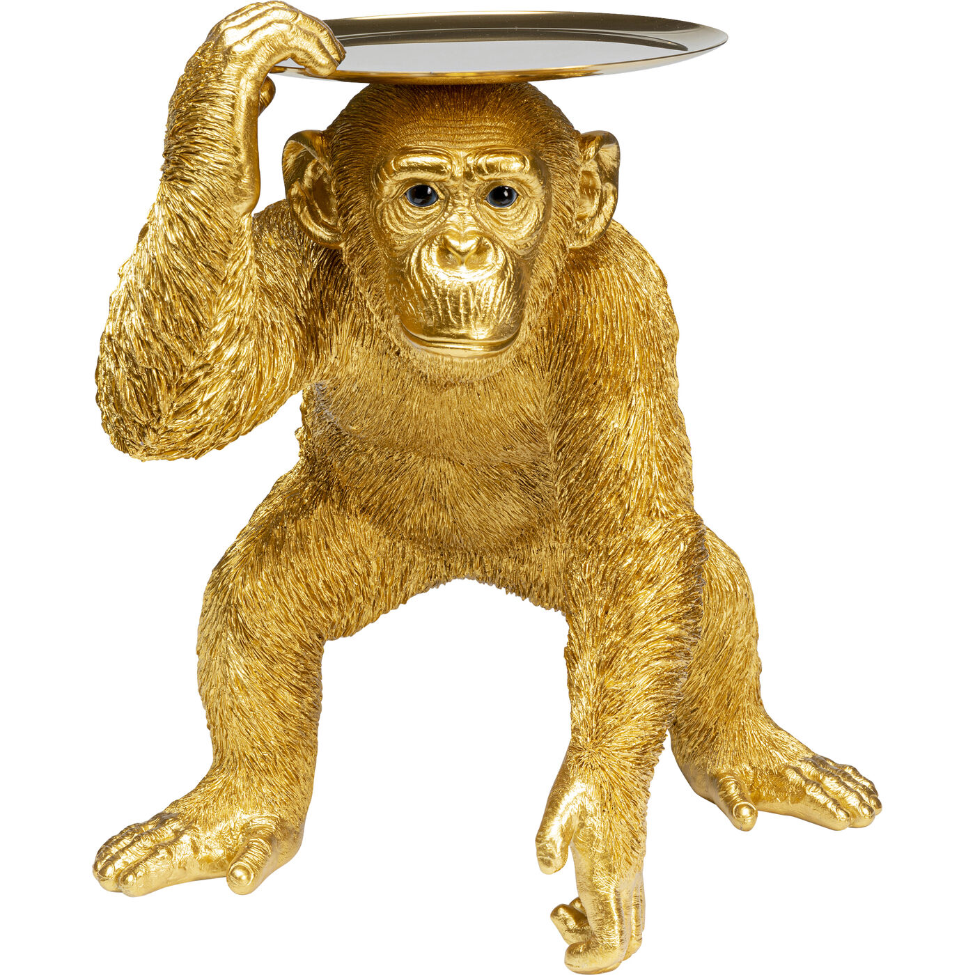Фигура декоративная Butler Playing Chimp Gold 52 см