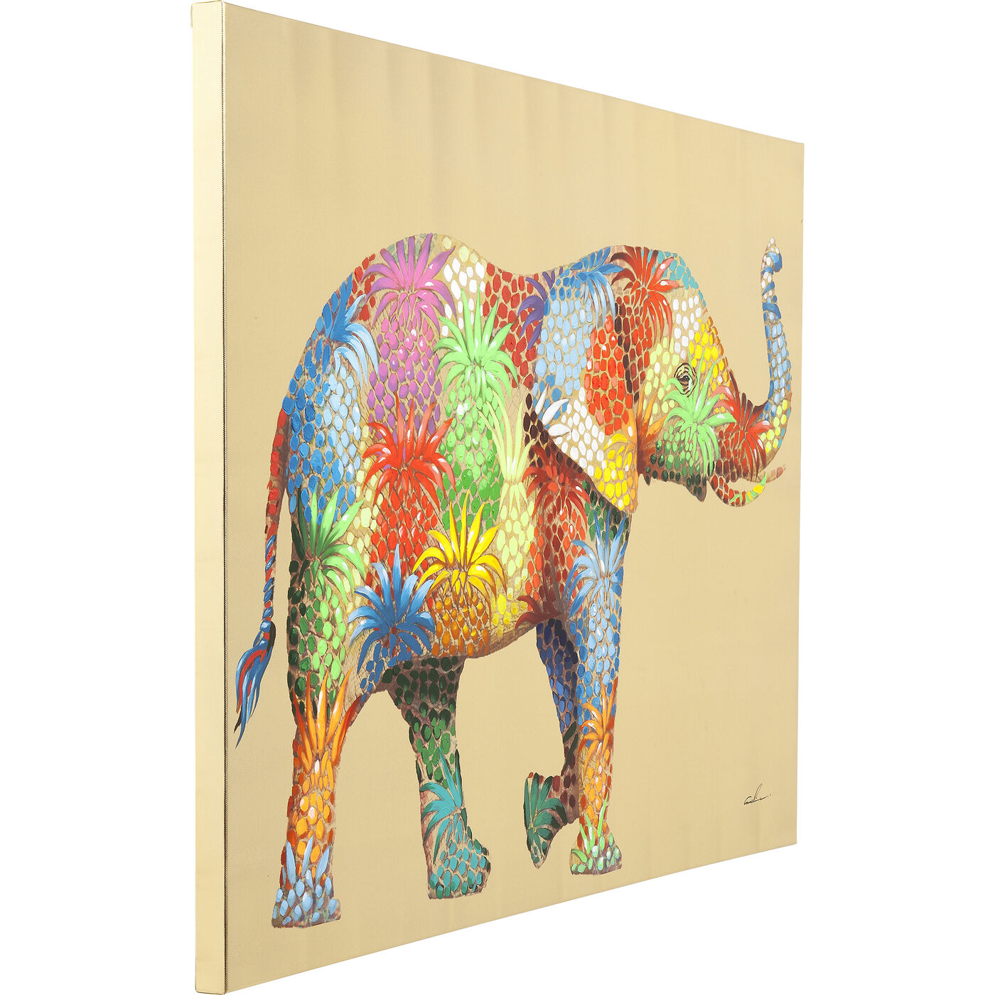 Картина Touched Flower Elefant 120x90 см