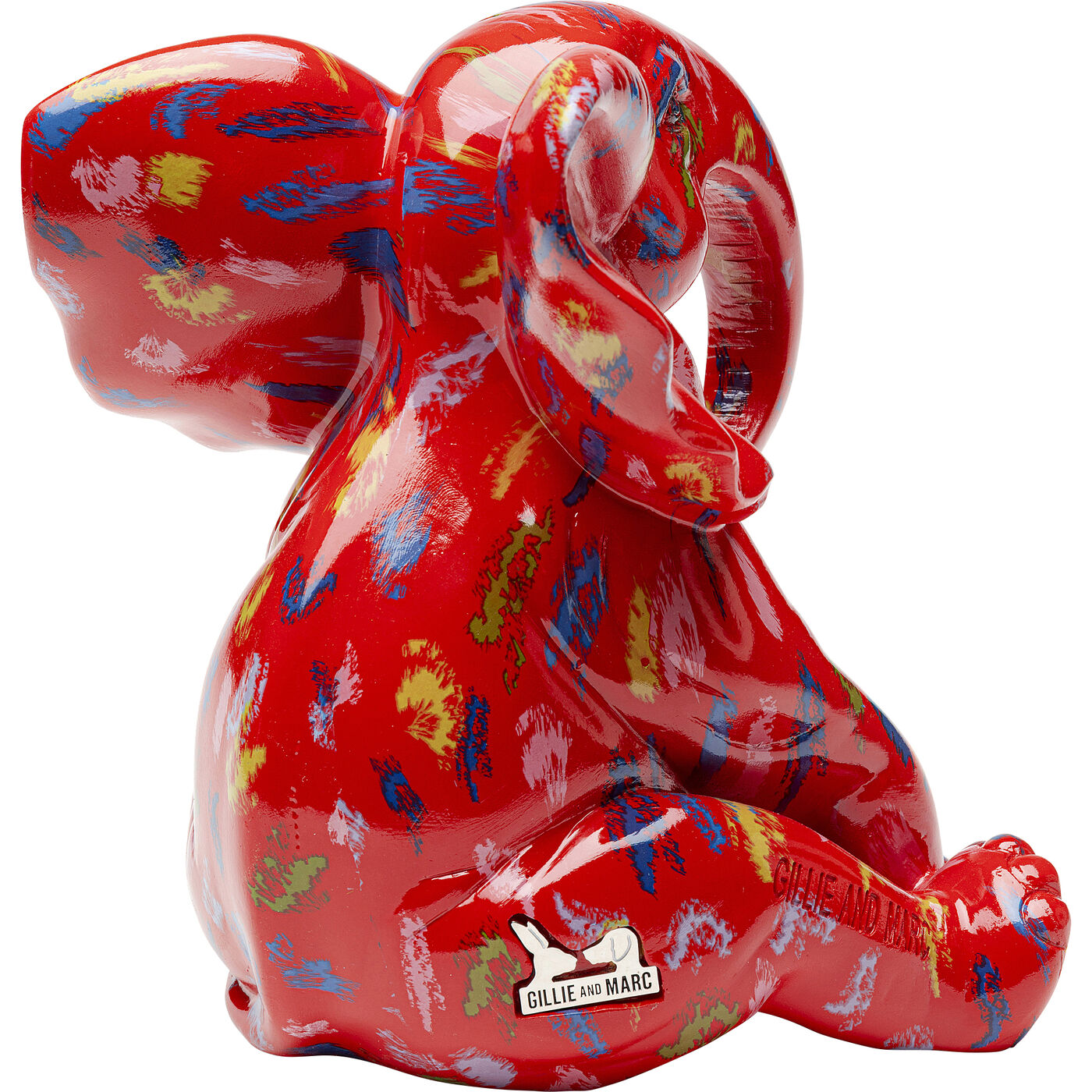 Фигура декоративная Elephant Dots Red 18 см