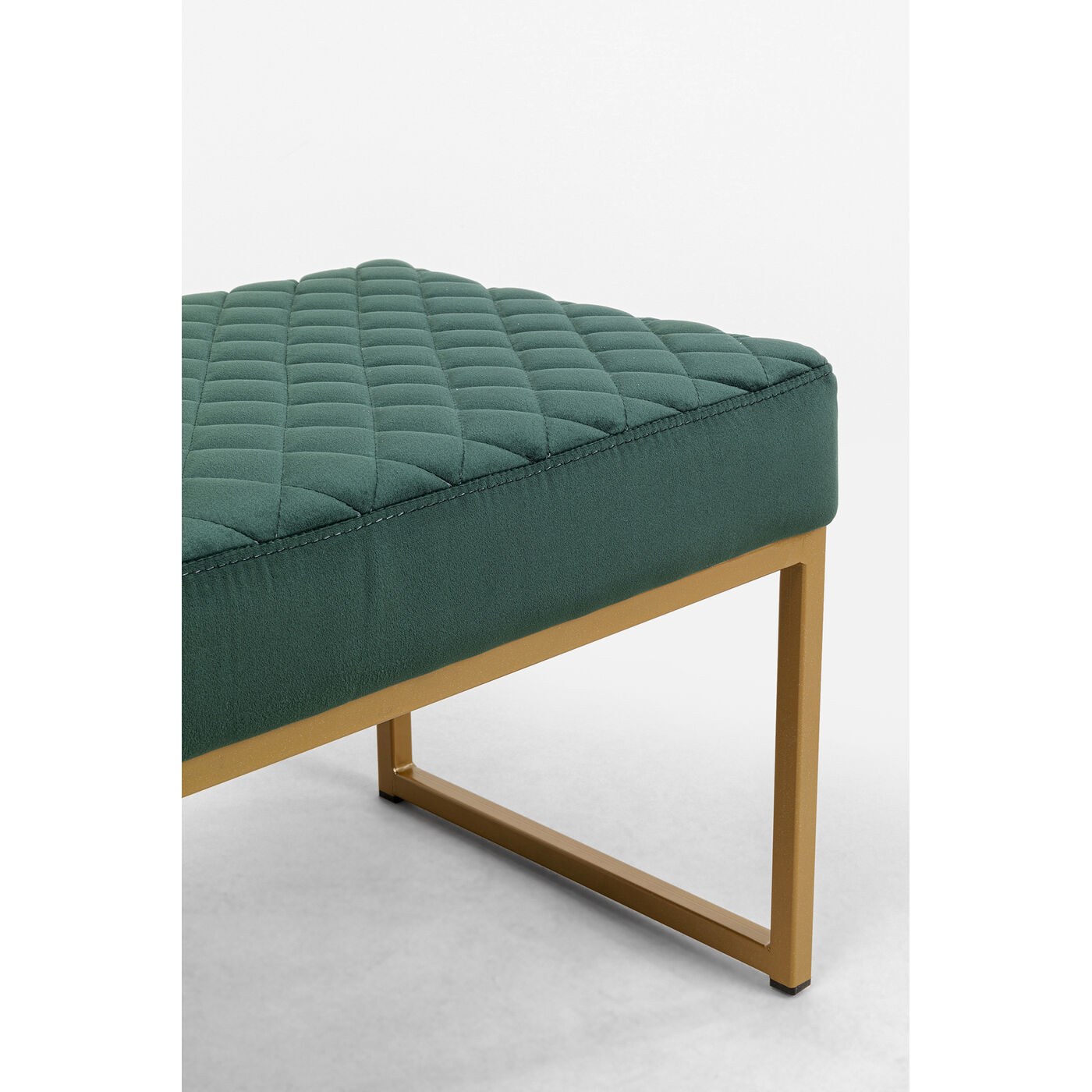 Скамья Smart Dark Green Brass 90x40 см