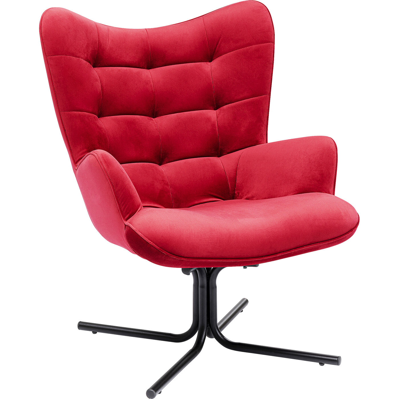 Кресло вращающееся Oscar Velvet Red