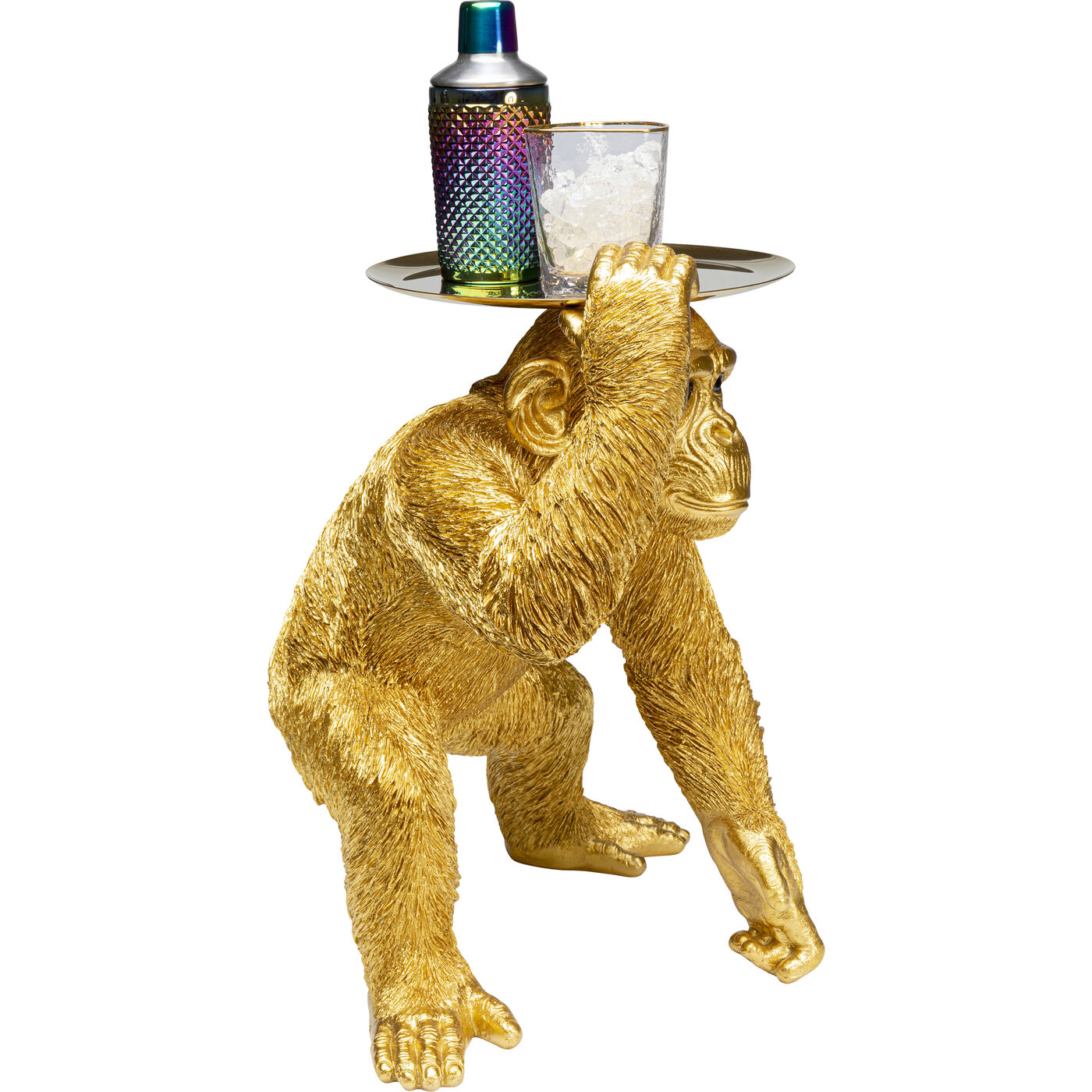 Фигура декоративная Butler Playing Chimp Gold 52 см