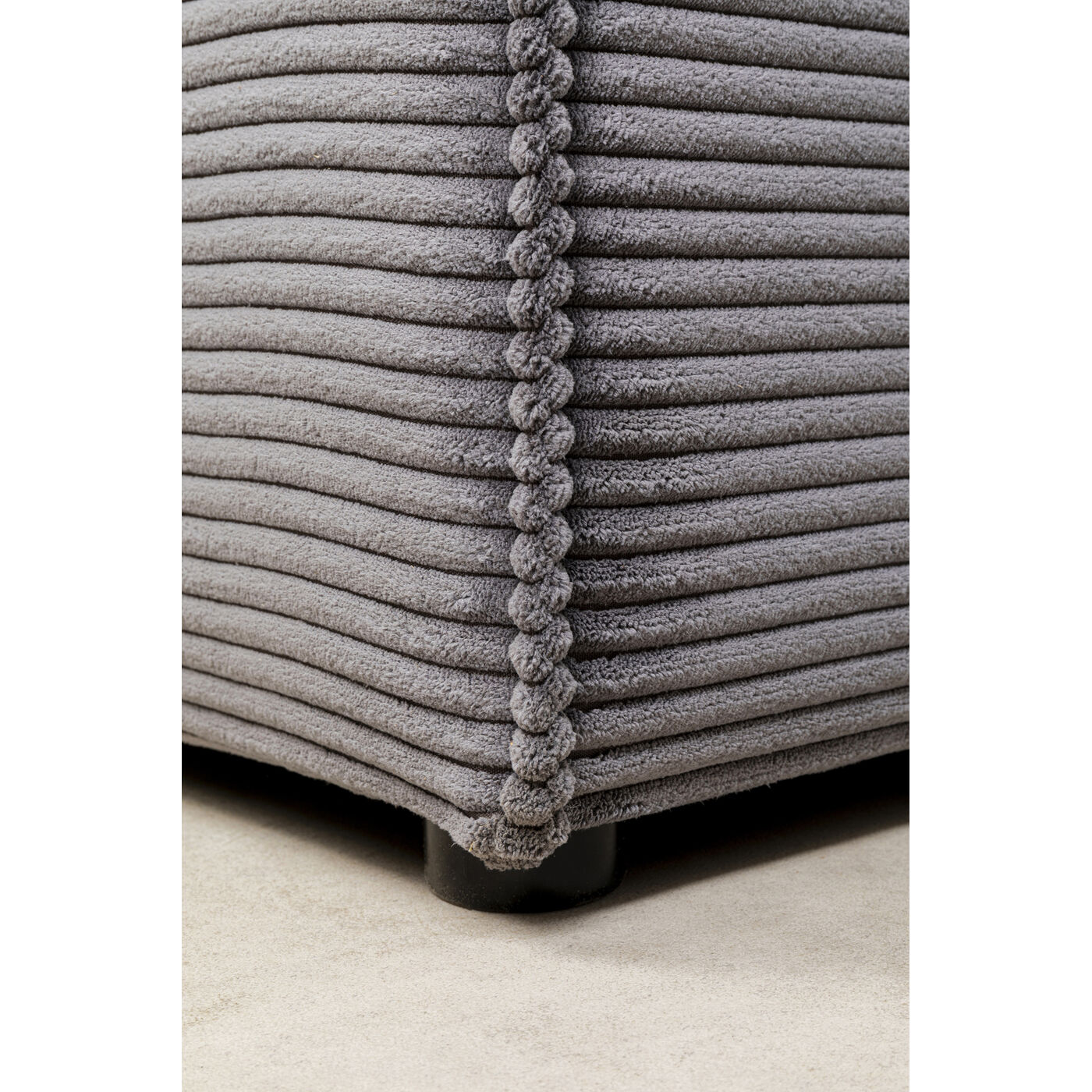 Диван правосторонний угловой Infinity Ottomane Cord Grey Right