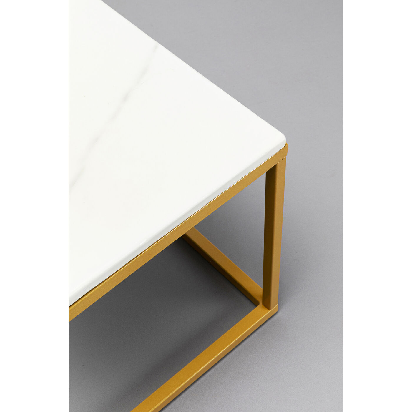 Стол приставной Key West Marble Gold 40x40 см