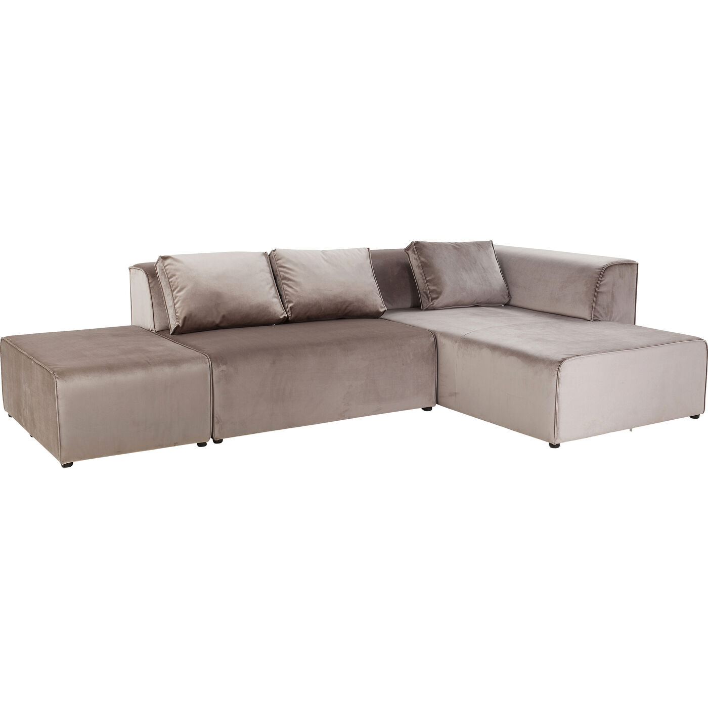 Диван угловой правосторонний Infinity Velvet Taupe Right