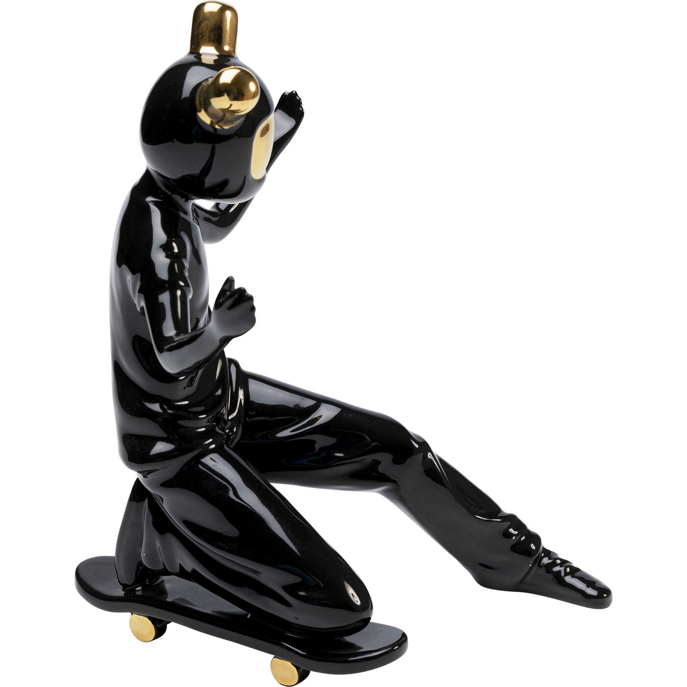 Фигура декоративная Skating Astronaut Black 21 см