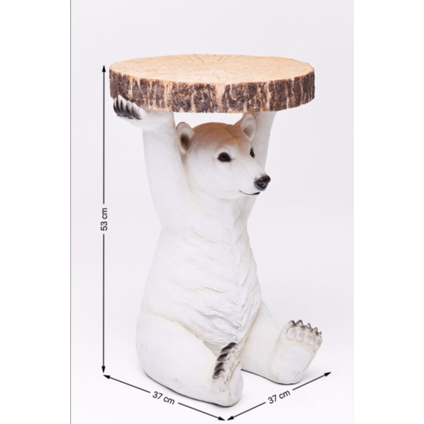 Стол приставной Animal Polar Bear Ø37 см
