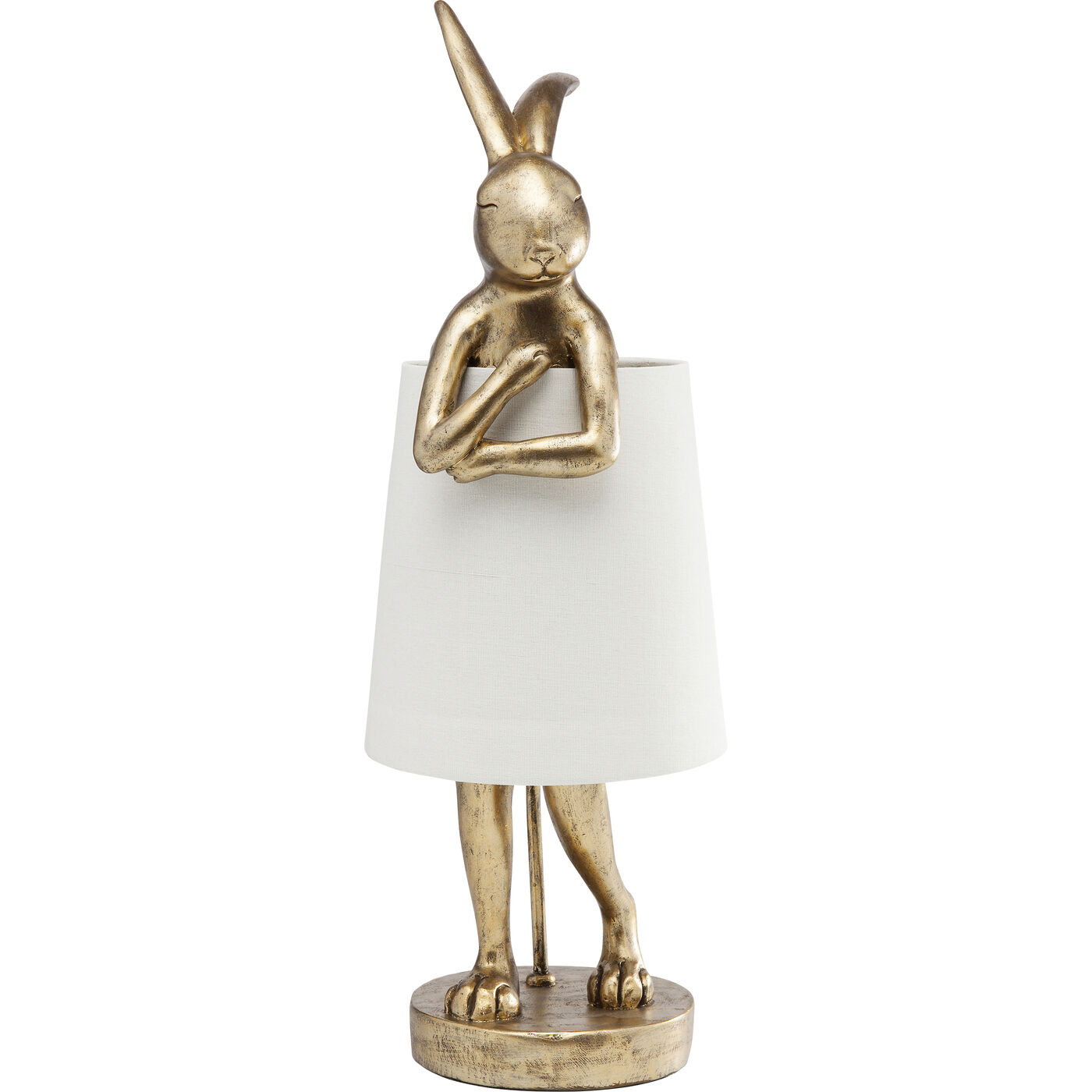 Светильник настольный Animal Rabbit Gold 68 см
