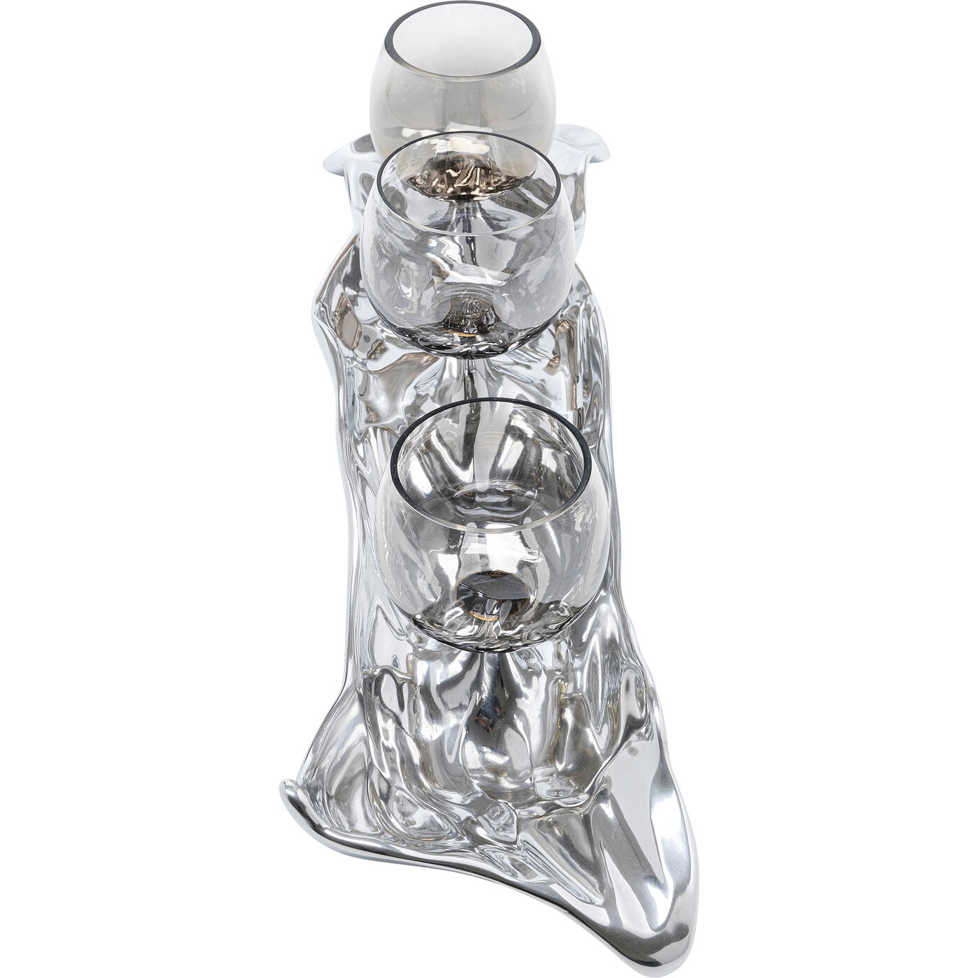 Подсвечник Holder 3 Jade Silver