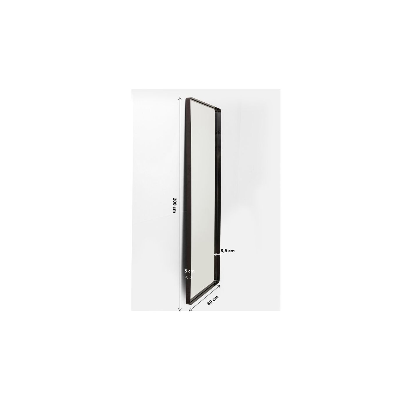 Зеркало Obra Soft 200x80 см