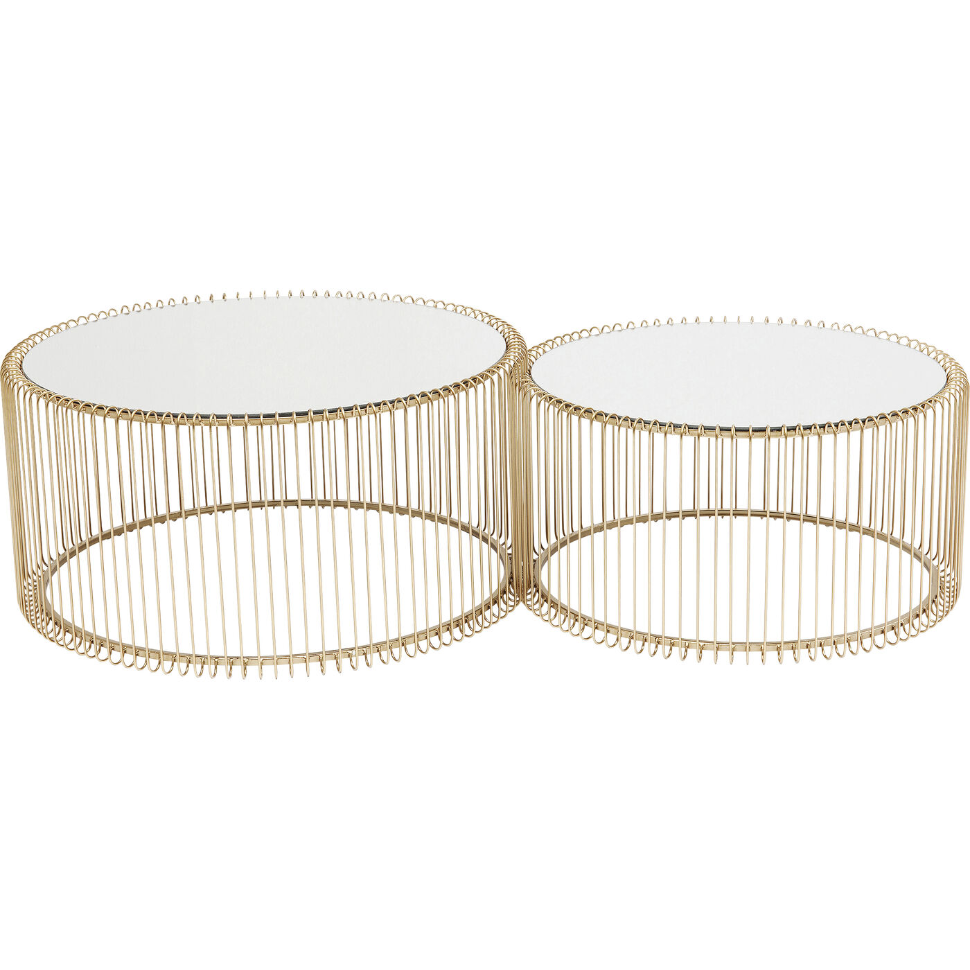 Стол кофейный Wire Brass (2 шт)