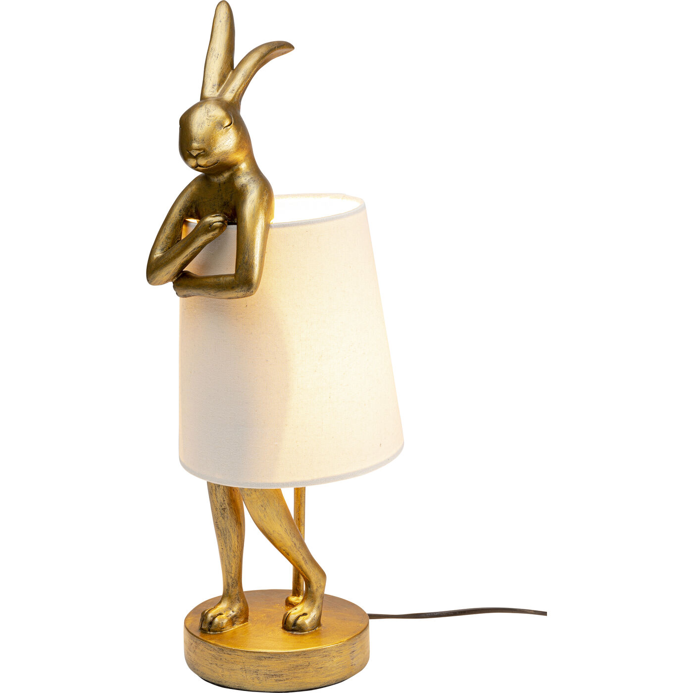 Светильник настольный Animal Rabbit Gold/White 50 см