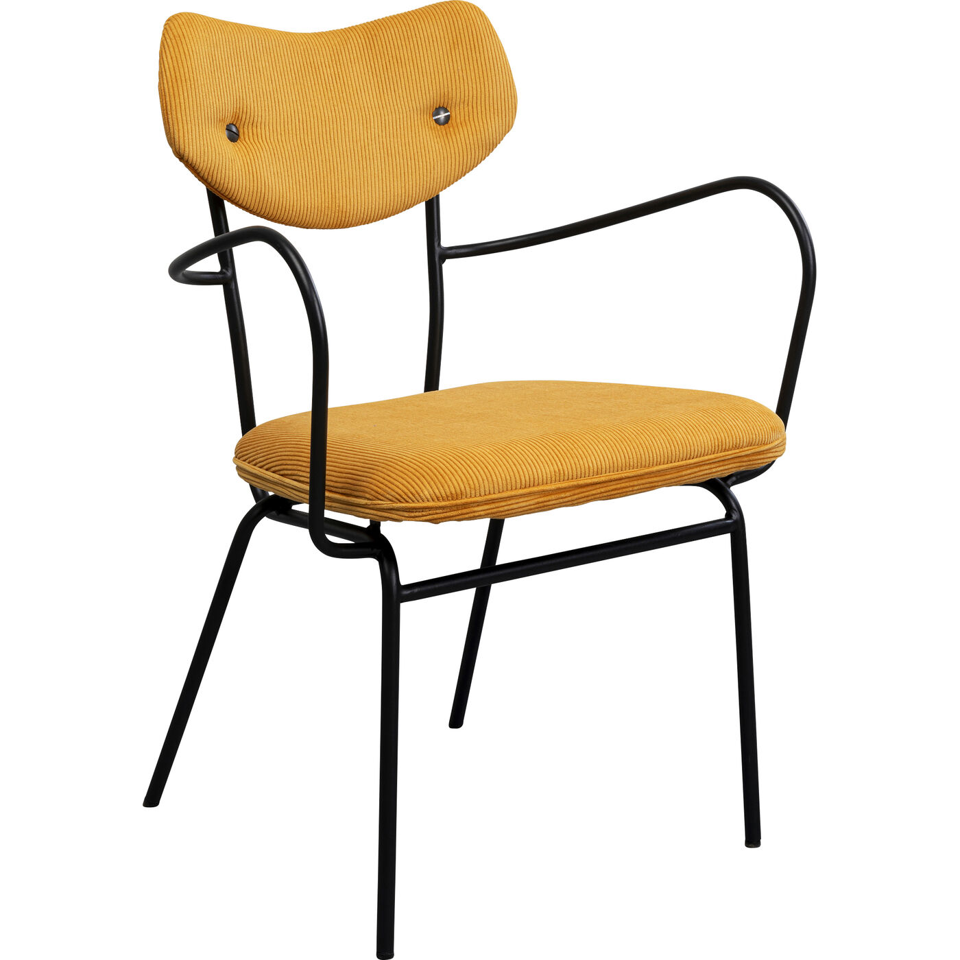 Стул с подлокотниками Viola Yellow