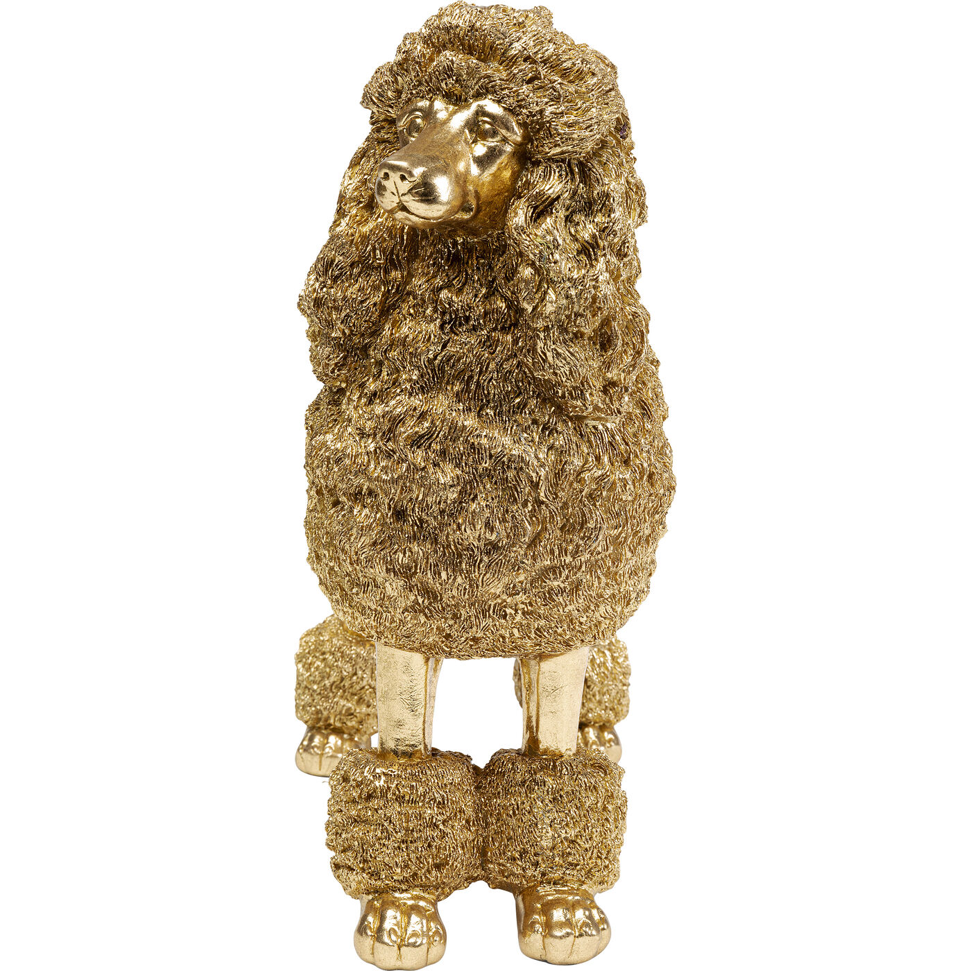 Фигура декоративная Mrs Poodle Gold 34 см
