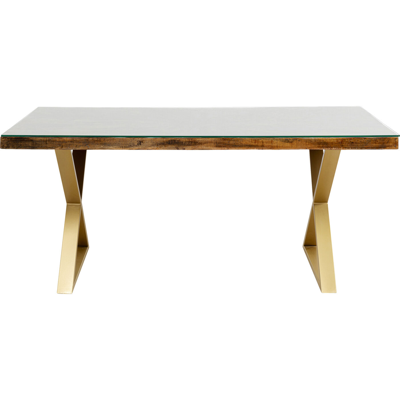 Стол Conley Cross Brass 180x90