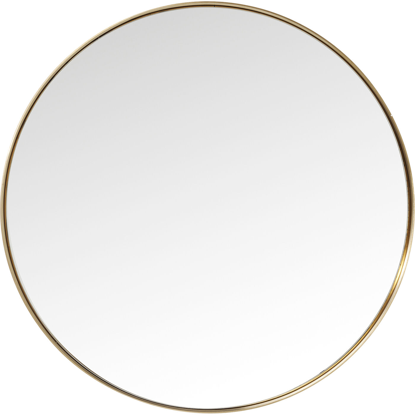 Зеркало Curve Round Brass MO Ø100 см