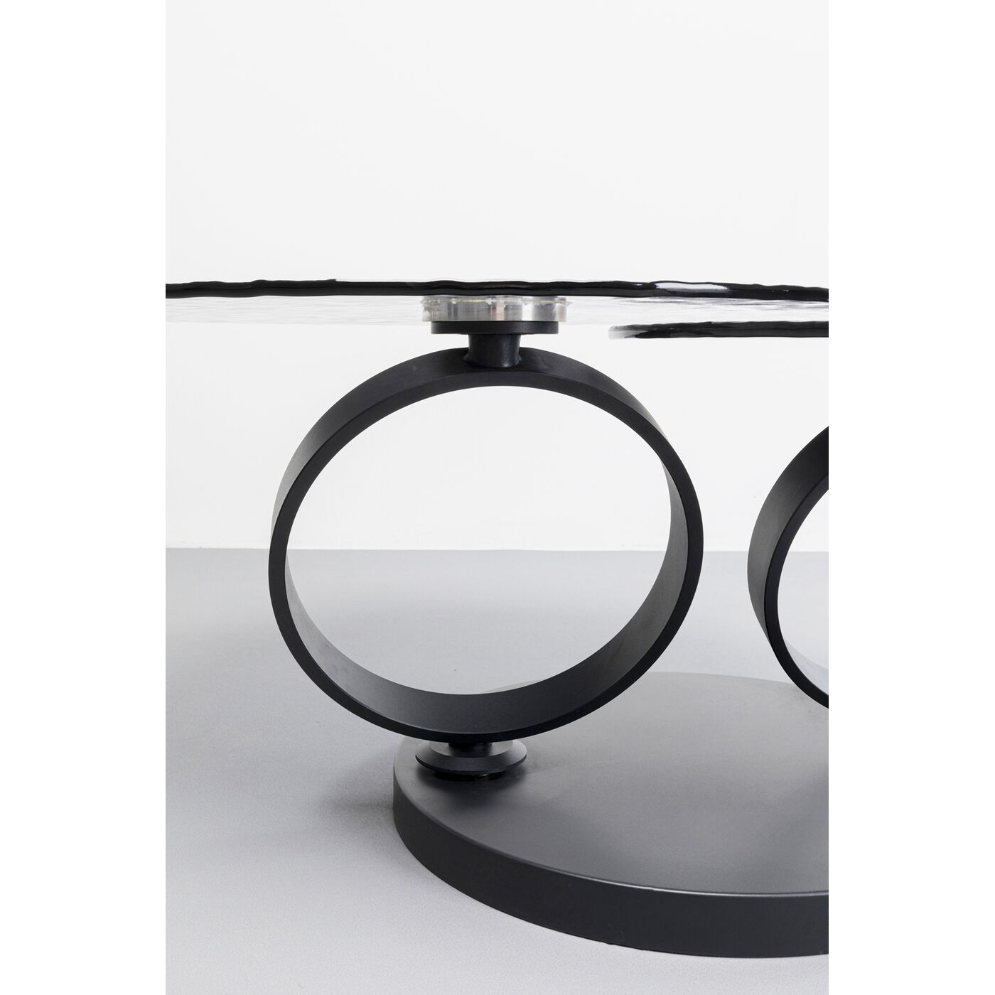 Стол кофейный Beverly Bubble Black 133x80 см