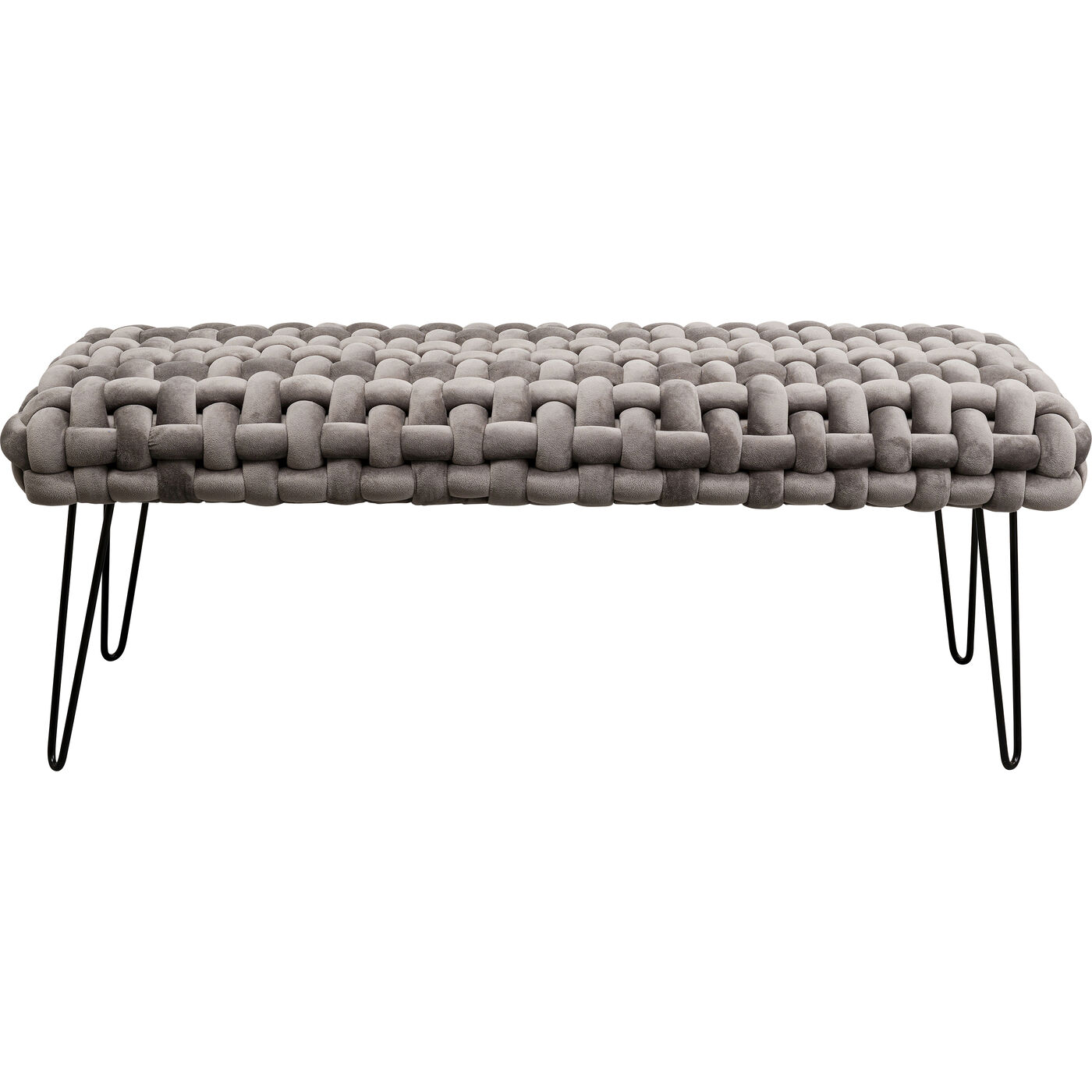 Скамья Weave Grey 128cm