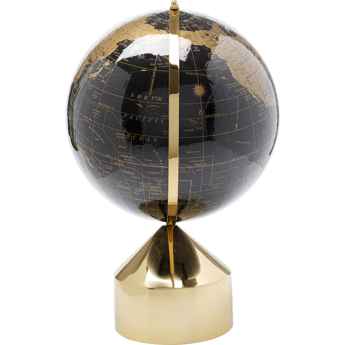 Объект декоративный Globe Top Gold 47 см