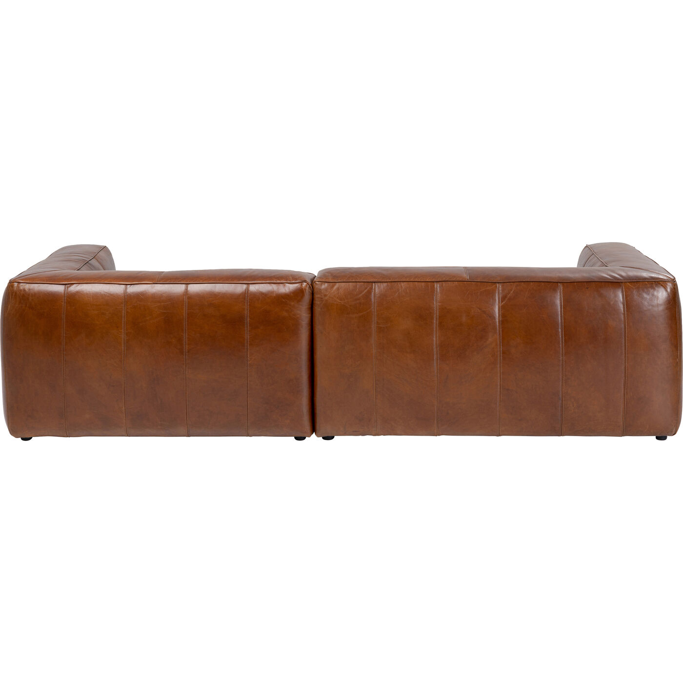 Диван угловой Cubetto Leather Brown 270 см