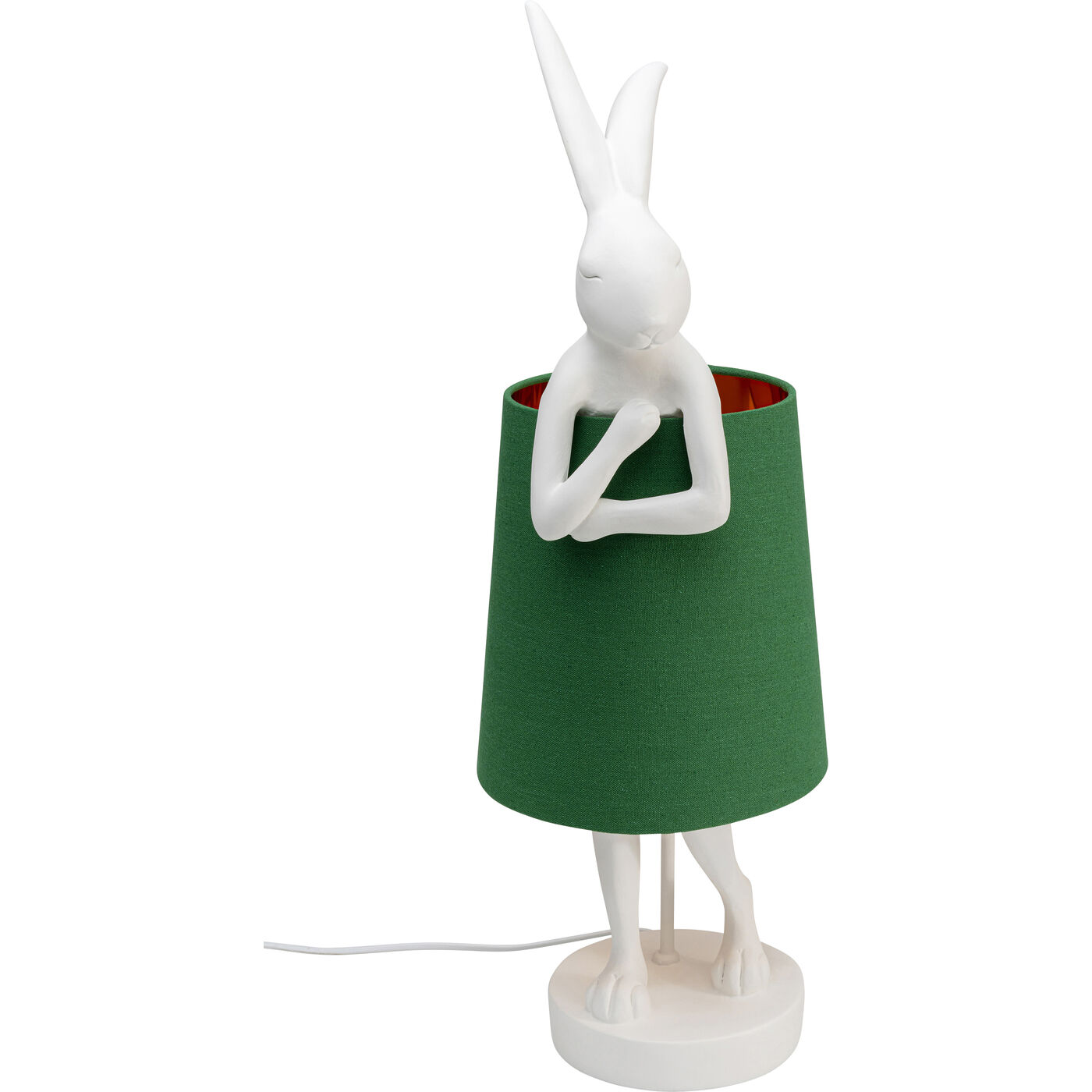 Светильник настольный Animal Rabbit White/Green 68 см