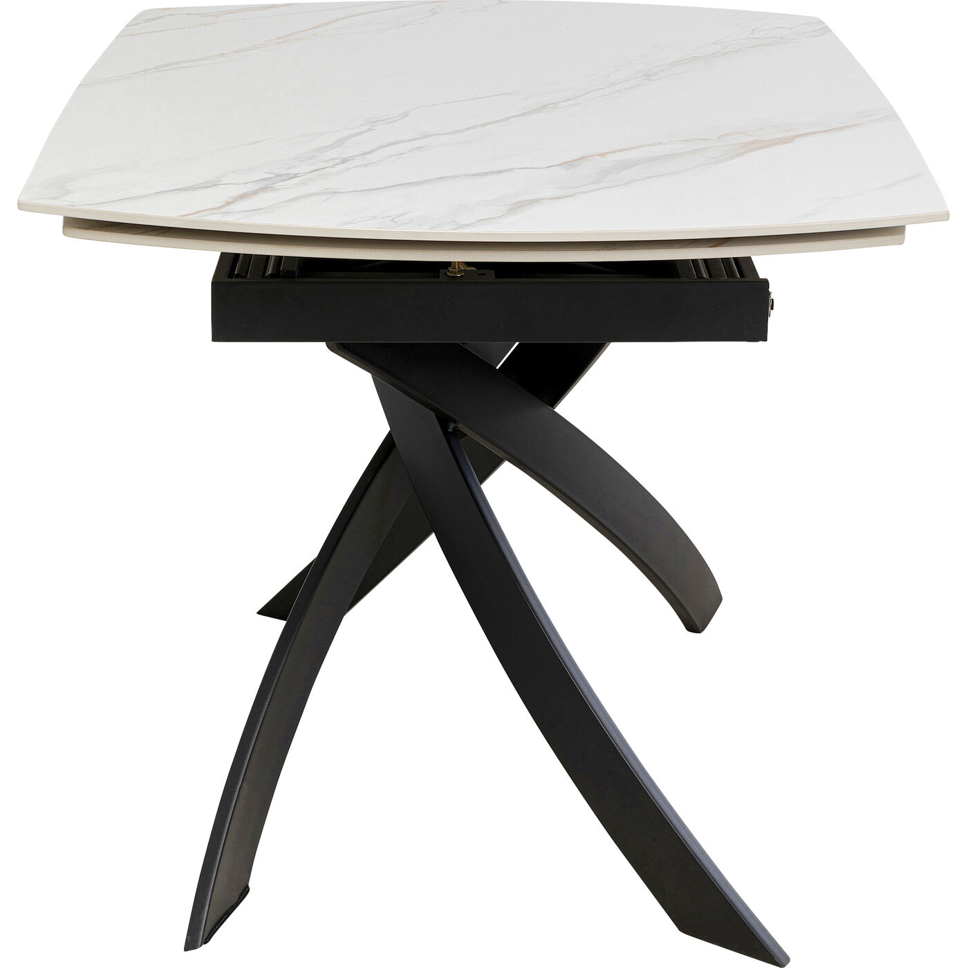Стол раздвижной Twist Onyx 120(30+30)x90 см