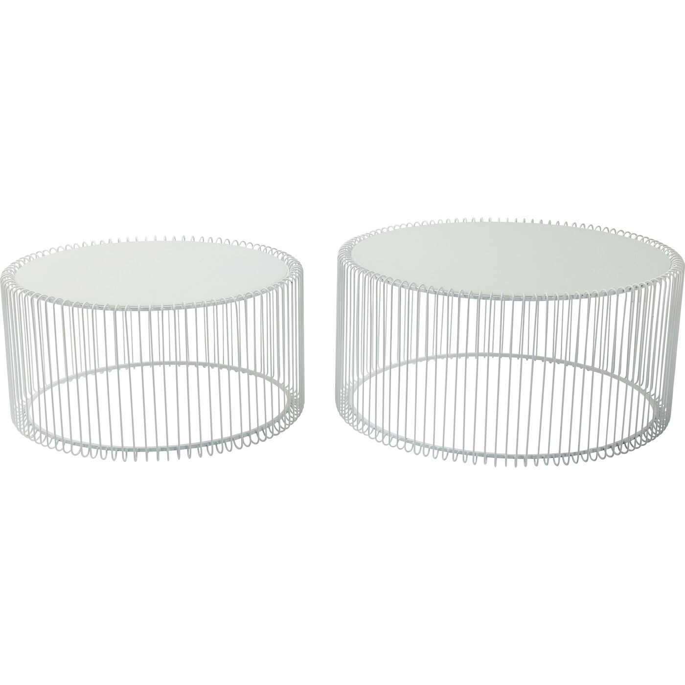 Стол кофейный Wire White (2 шт)