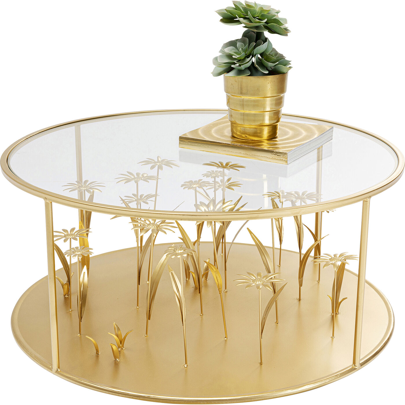 Стол кофейный Flower Meadow Gold Ø80 см