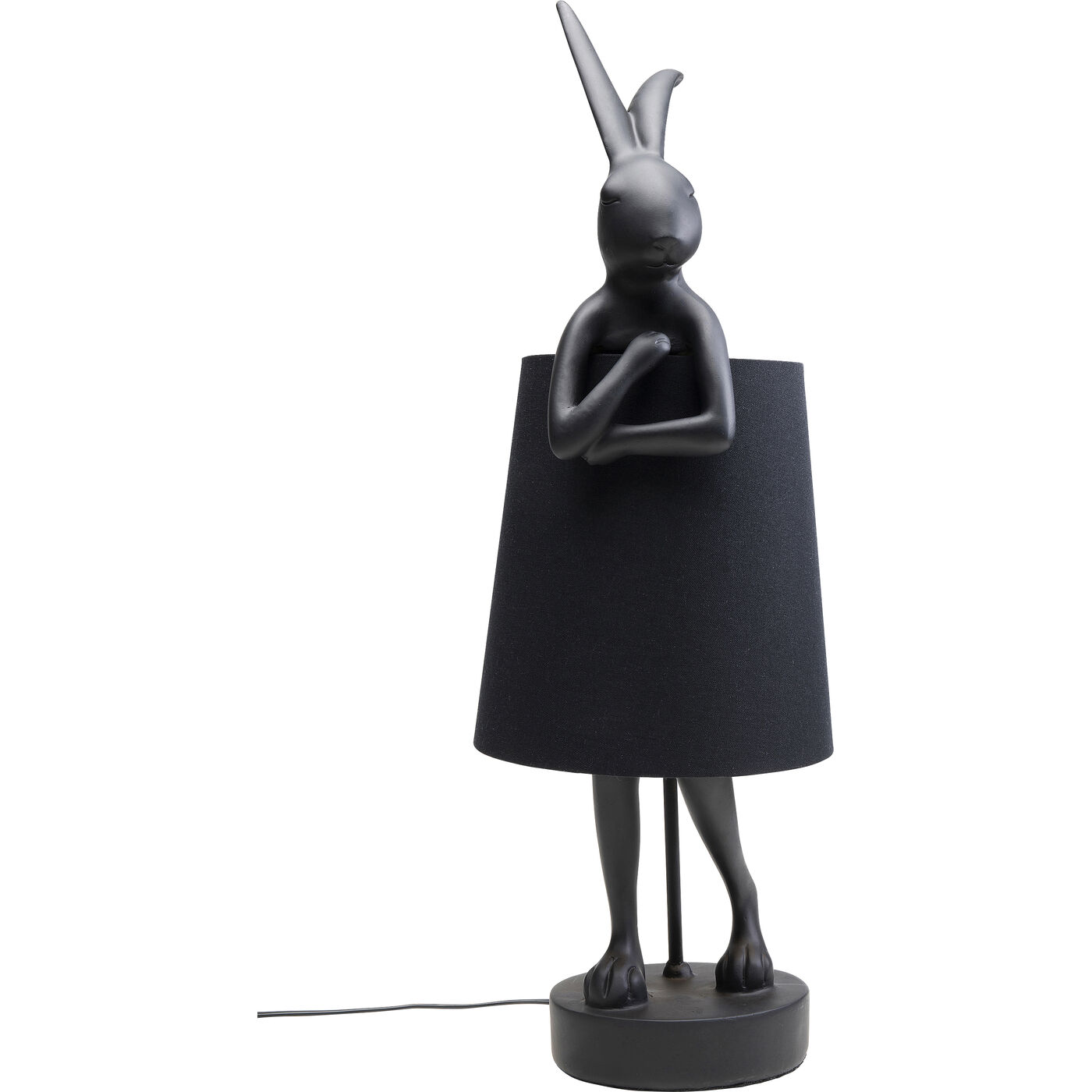 Светильник настольный Animal Rabbit Matt Black 68 см
