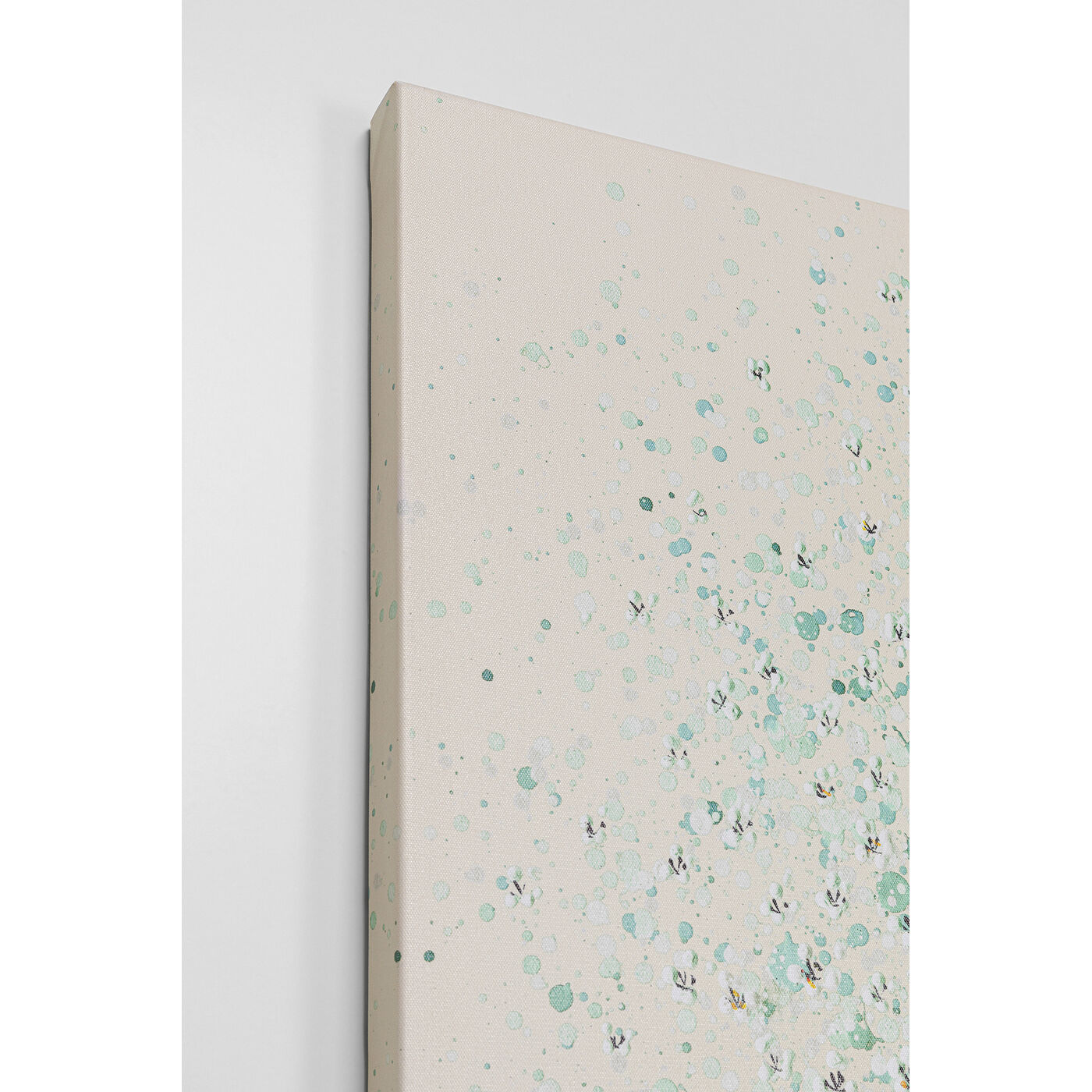 Картина на холсте Flower Boat Beige Green 40x50cm