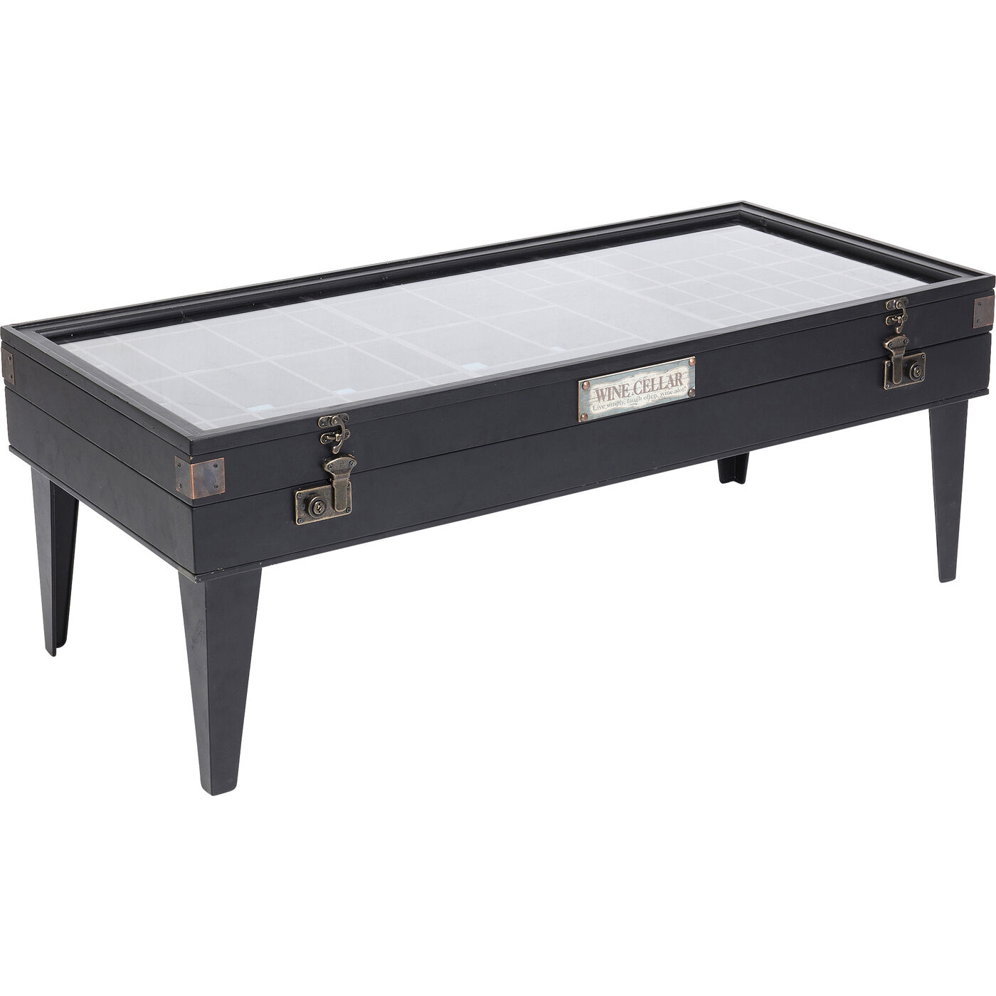 Стол кофейный Collector Black 122x55 см