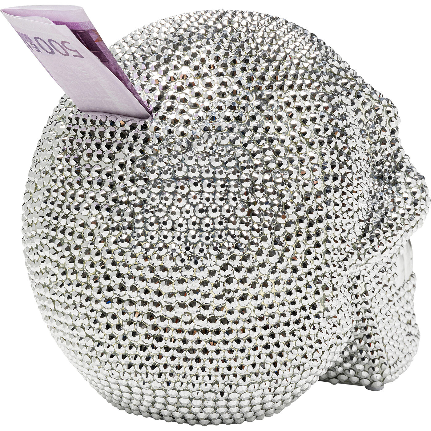 Копилка Skull Crystal Silver