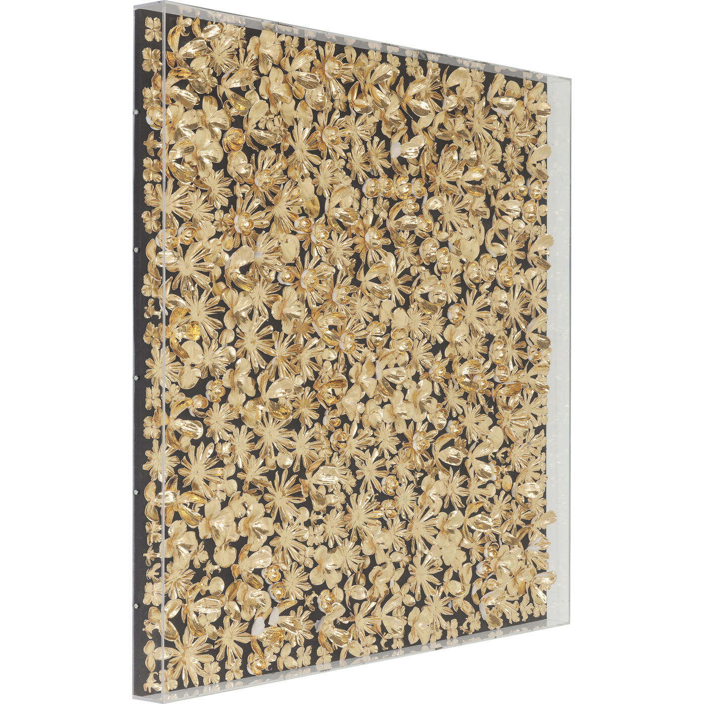 Панно настенное Gold Flower 120x120 см