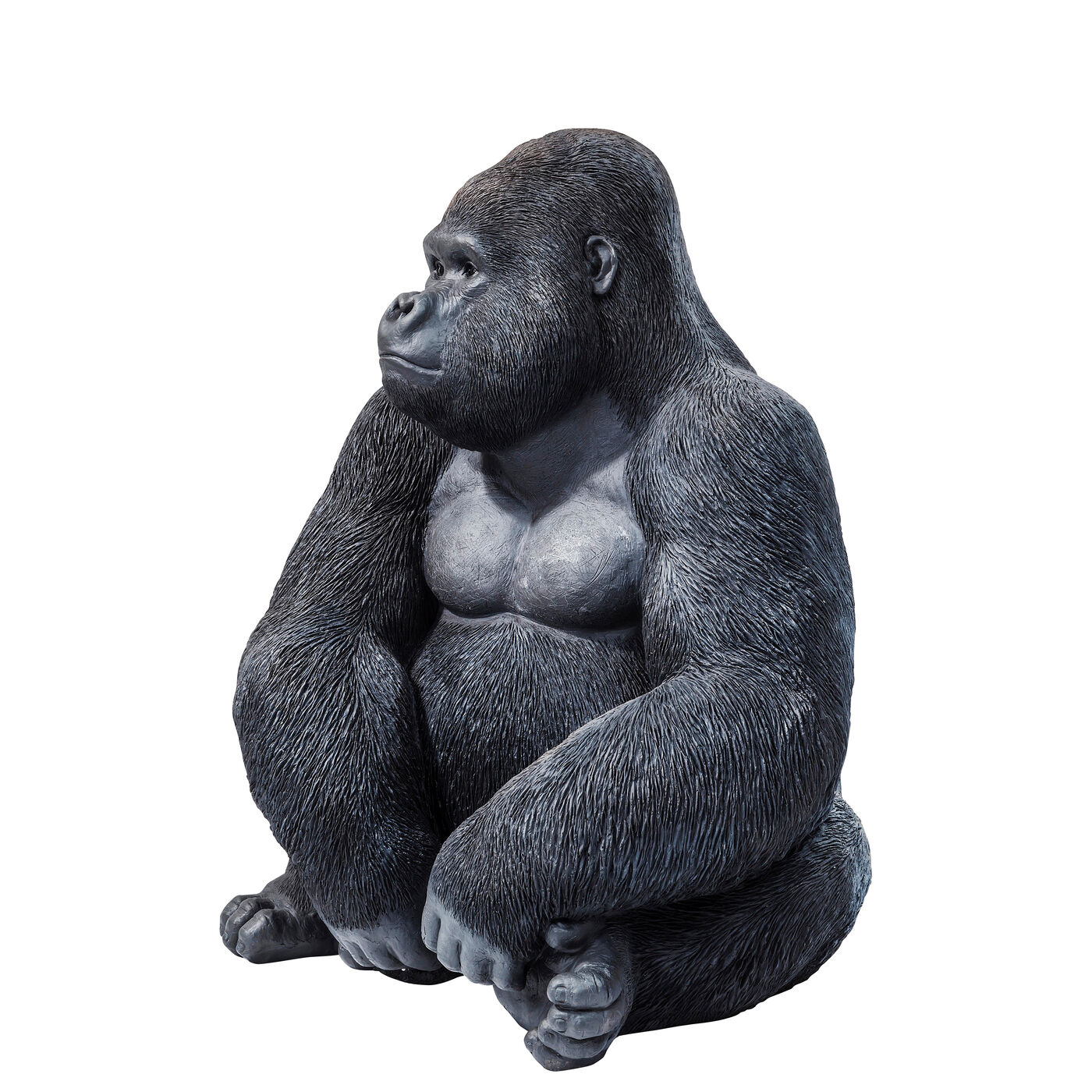 Фигура декоративная Monkey Gorilla Side XL Black