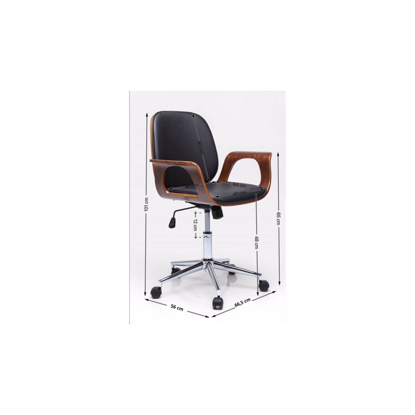 Стул офисный Patron Walnut