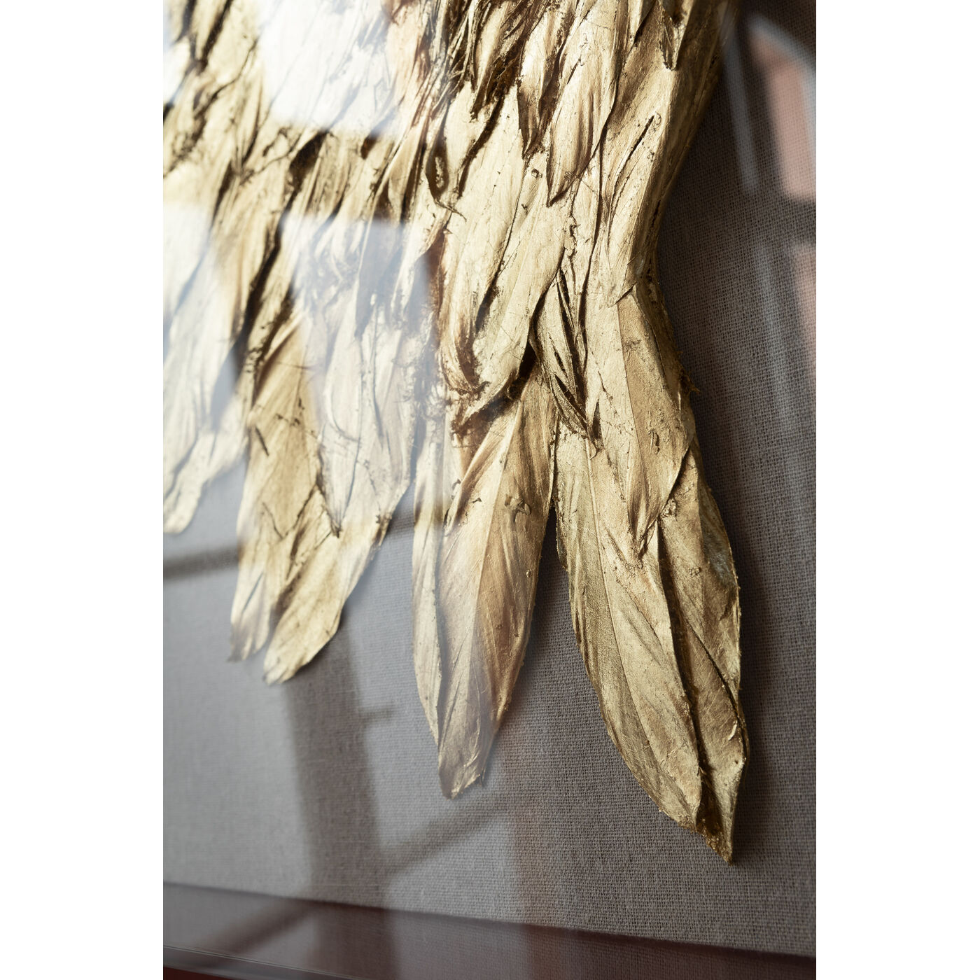 Украшение настенное Wings Gold White 120x120 см