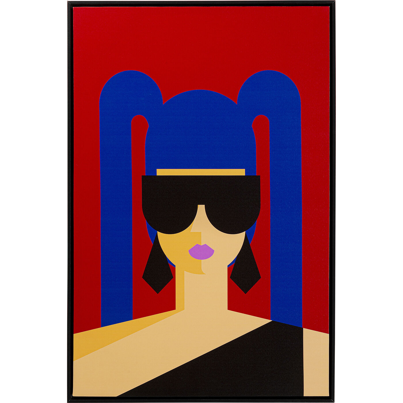Картина в раме Party Girl 60x90 см