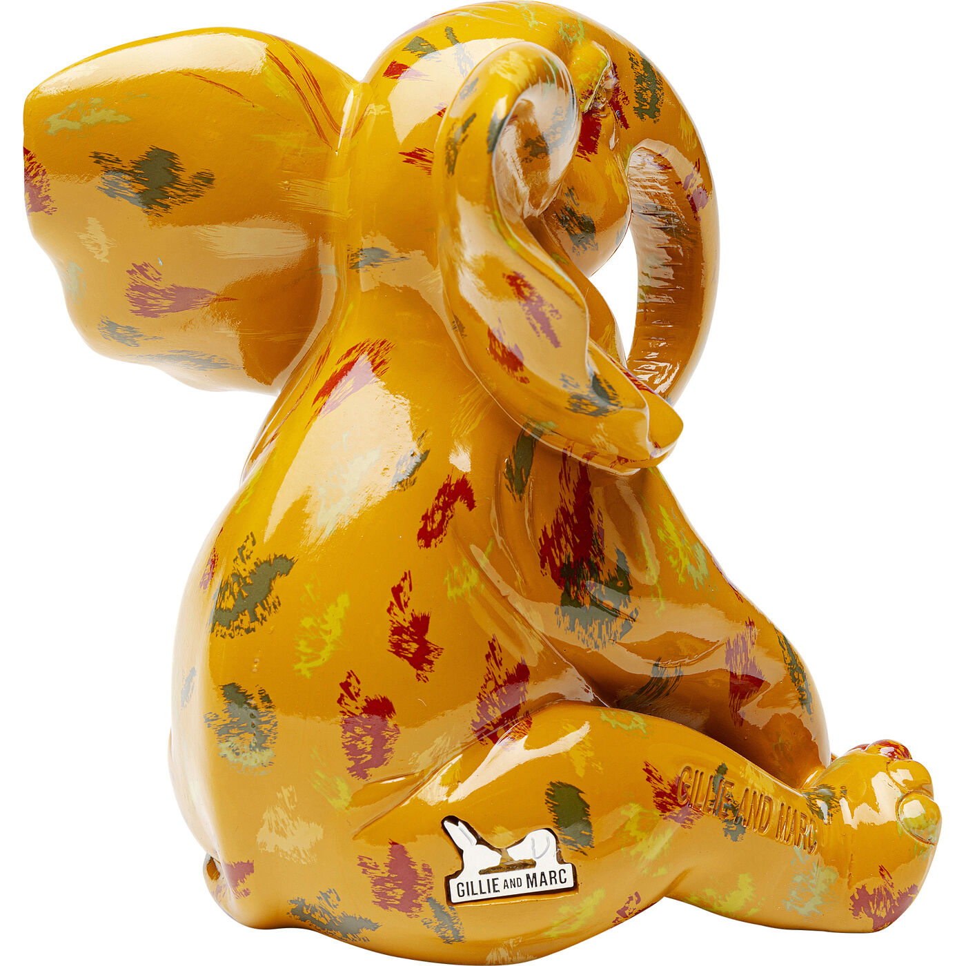 Фигура декоративная Elephant Dots Yellow 18 см