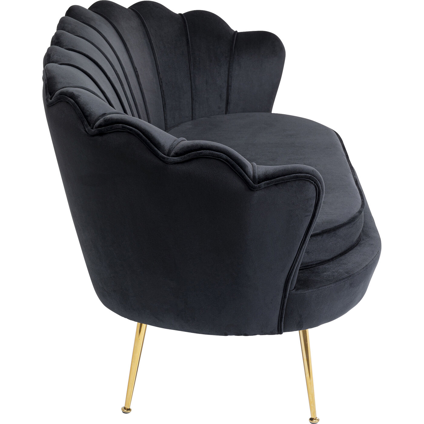 Диван двухместный Water Lily 2-Seater Black 132 см