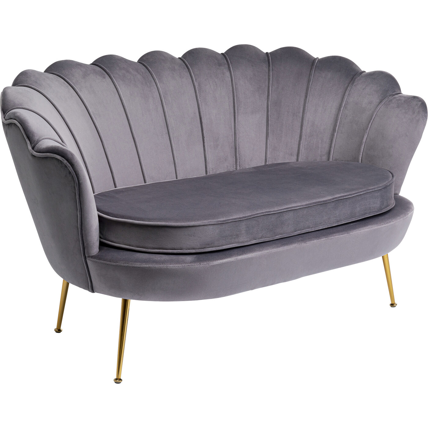 Диван Water Lily двухместный Grey 132 см