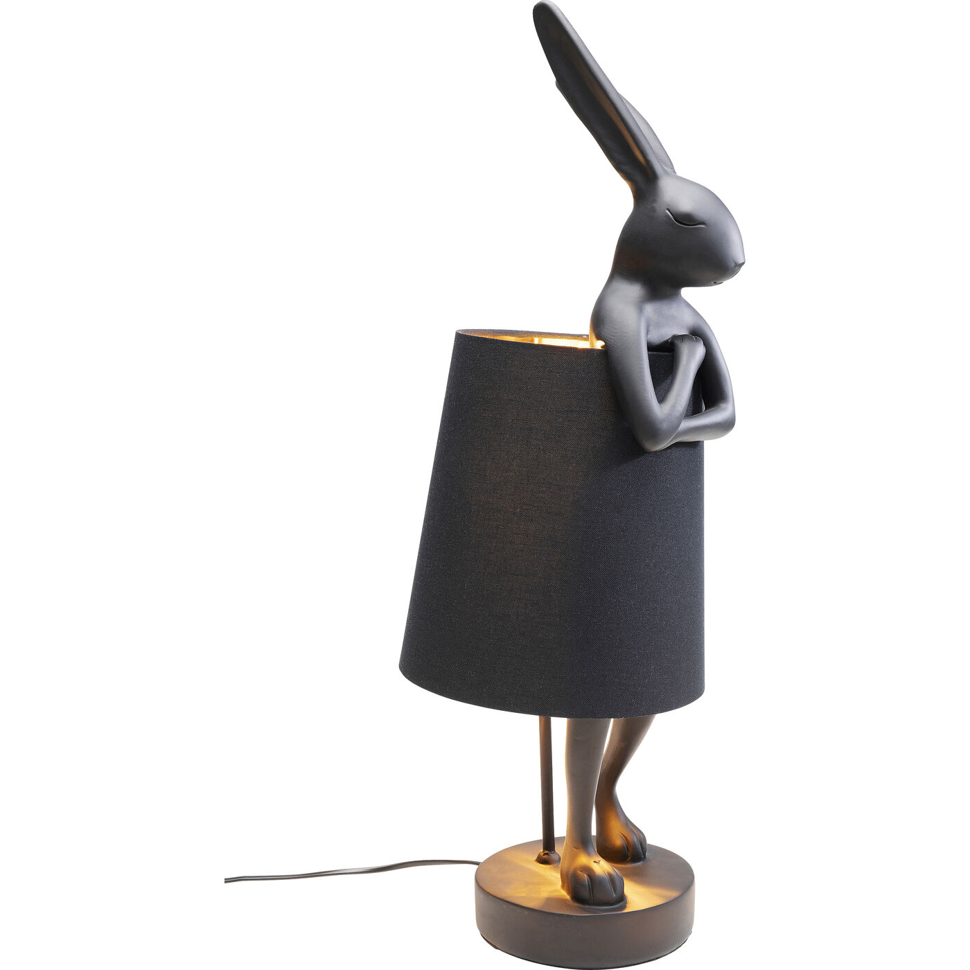 Светильник настольный Animal Rabbit Matt Black 68 см