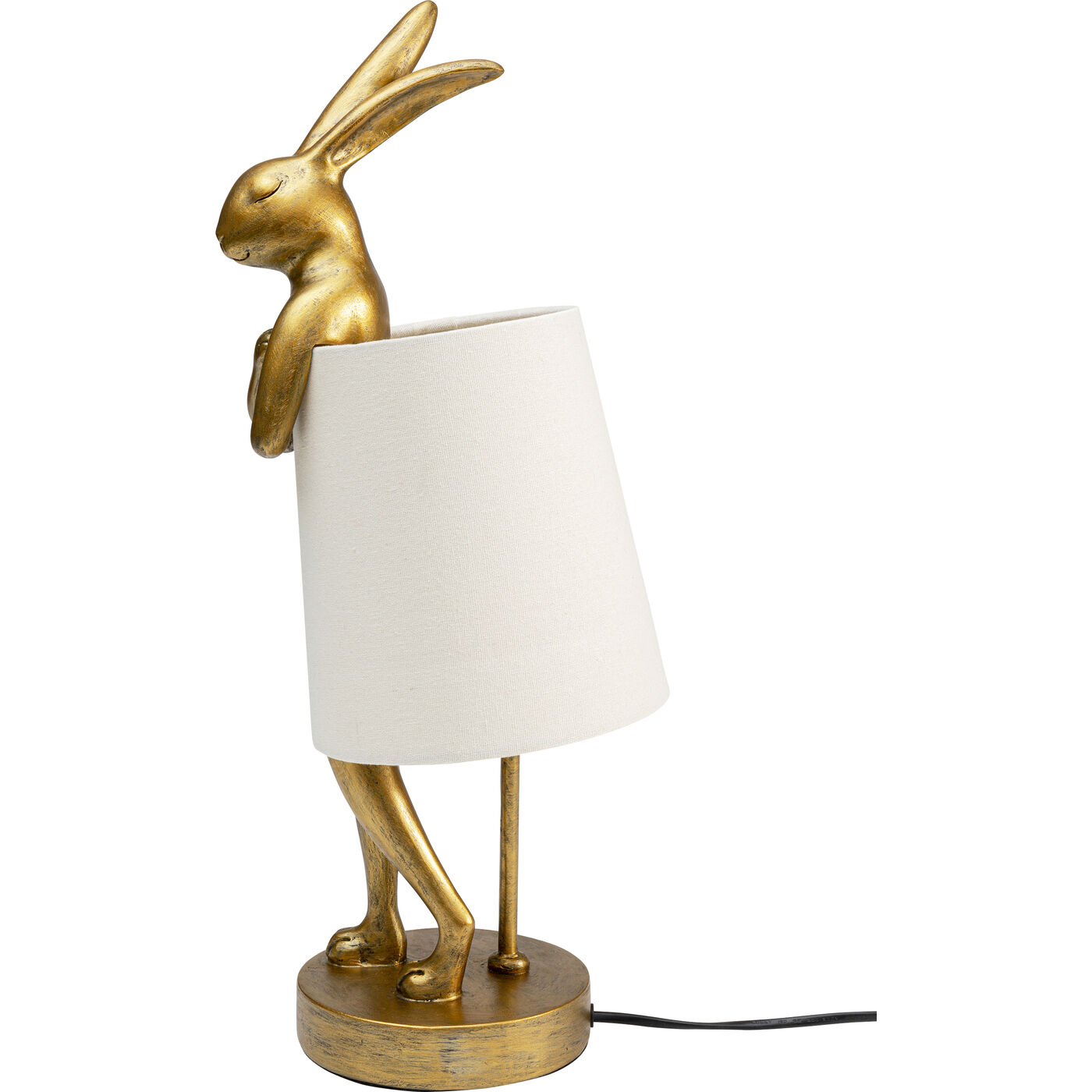 Светильник настольный Animal Rabbit Gold/White 50 см