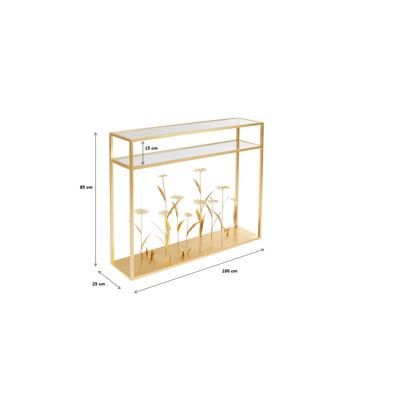 Консоль Flower Meadow Gold 100 см