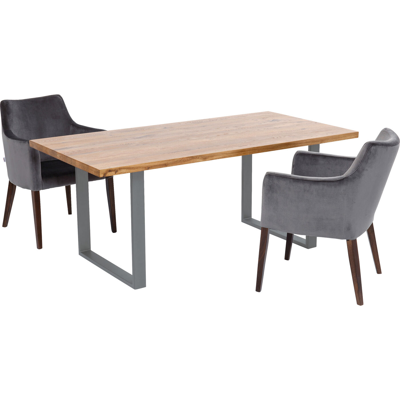 Стол Jackie Oak GK Crude Steel 180x90 см