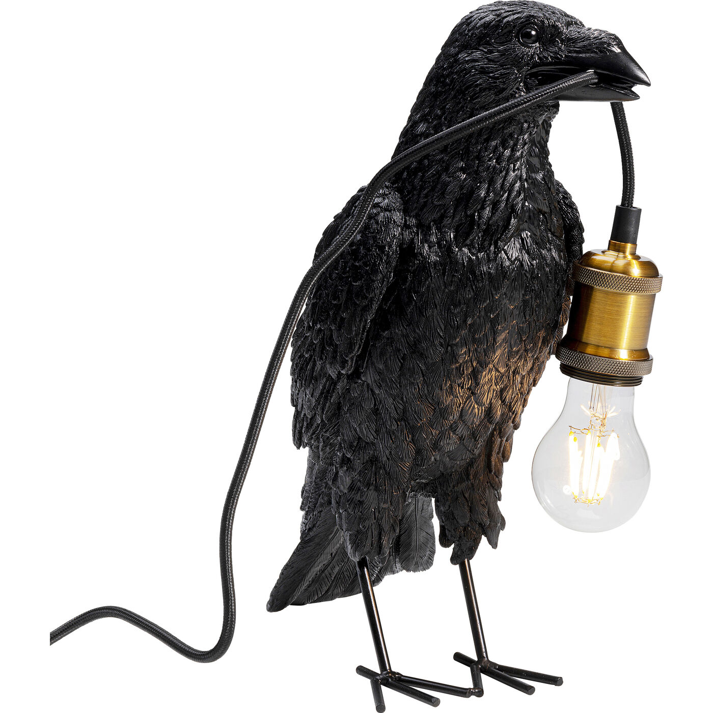 Светильник настольная Crow Mat Black