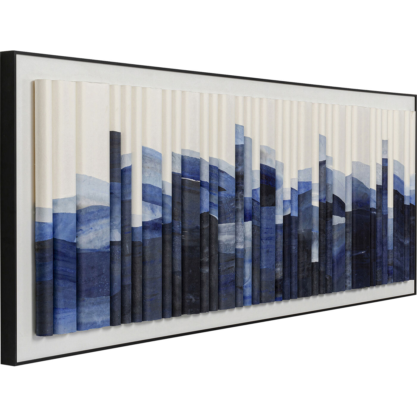 Картина в раме Shadow Skyline Blue 160x60 см
