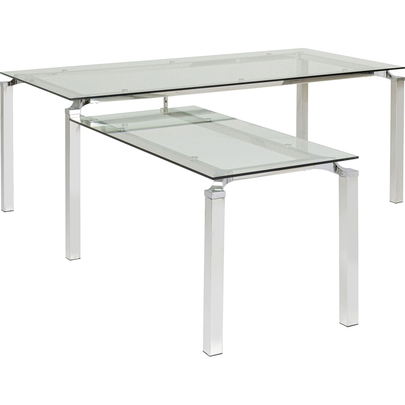Стол письменный Lorenco Corner Chrome